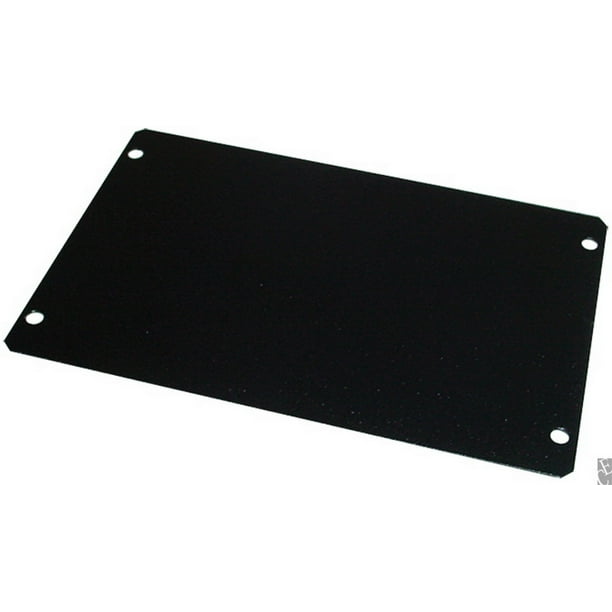 6 x 4 Cover Plate Black Steel Hammond 6 x 4 Cover Plate Black Steel Hammond